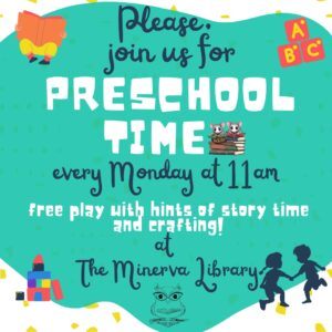 Preschool Fun Time @ Minerva Free Library